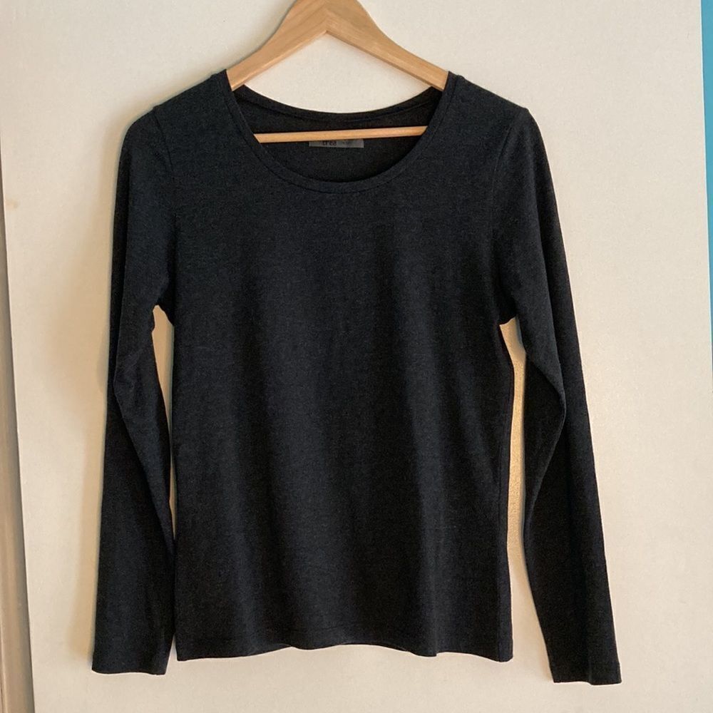Crea Concept Charcoal Gray Tee Size 40 - S